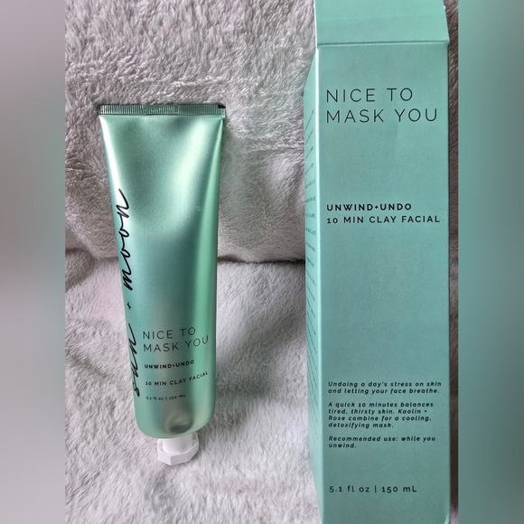 Sun + Moon Nice To Mask You 10 Min Clay Facial - Mint Green - Picture 5 of 6